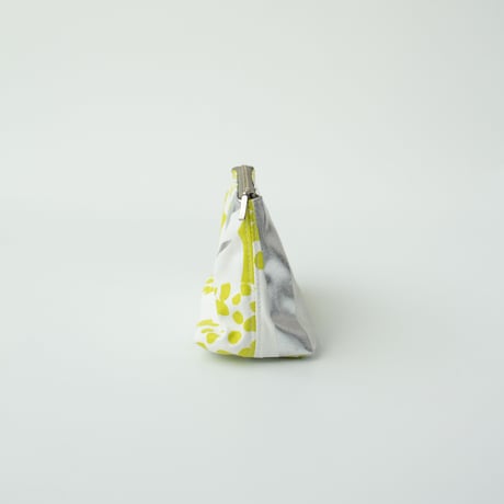 POUCH_マチ付きポーチ  -SOUFFLE-(YELLOW GREEN)