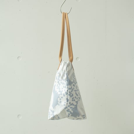 BAG_レザーハンドルトート -SOUFFLE-(BLUE  GRAY)