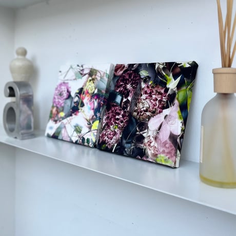 ACCESSORIES_ファブリックパネルSS　-BLOOM- (WHITE)