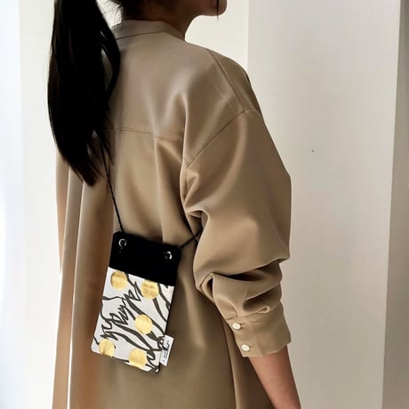 BAG_サコッシュ-BUBBLE FLOWOR -(GOLD)