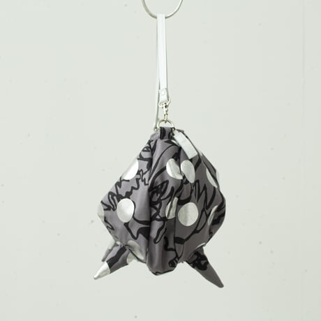 BAG_ピーナッツバッグ　-BUBBLE FLOWER- (SILVER)