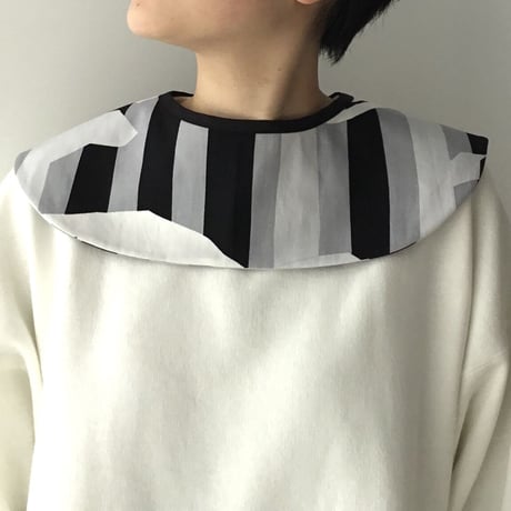 ACCESSORIES_つけ襟 -DEEP BREATH- (GRAY)