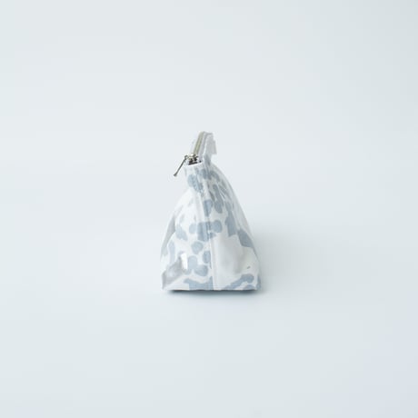 POUCH_マチ付きポーチ  -SOUFFLE-(BLUE  GRAY)
