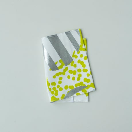 ACCESSORIES_ブックカバー　-SOUFFLE-(YELLOW GREEN)