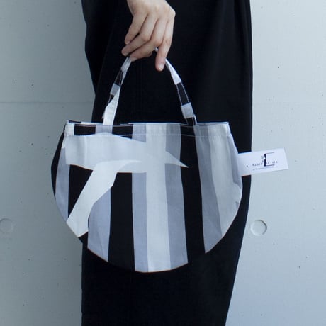 BAG_ミニRトート　-DEEP BREATH- (GRAY)