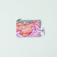 POUCH_ミニフラットポーチ　 -LITTLE OCEAN- (RED)