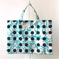 BAG_レッスンバッグ　-BUBBLE FLOWER- (LIGHT BLUE)