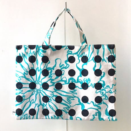 BAG_レッスンバッグ　-BUBBLE FLOWER- (LIGHT BLUE)