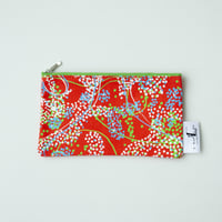POUCH_フラットポーチ　-NOCTURNE- (RED)