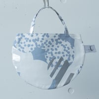 BAG_ミニRトート　-SOUFFLE- (BLUE  GRAY)