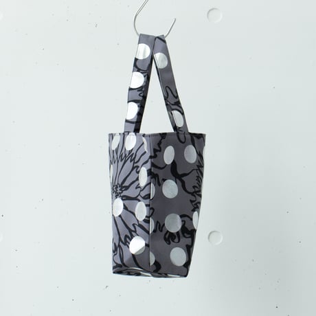 BAG_BOXトート　-BUBBLE FLOER-(SILVER)