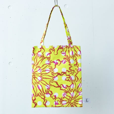 BAG_LCトート　-BUBBLE FLOWER- (YELLOW)