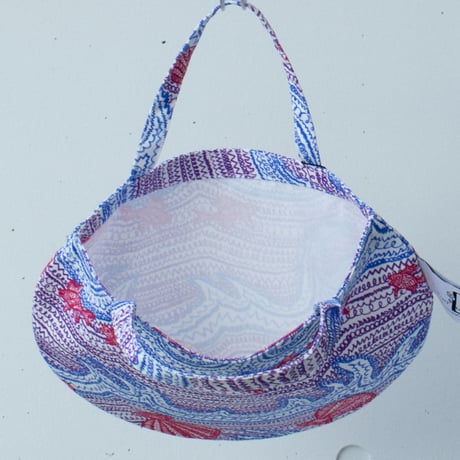 BAG_ミニRトート　-LITTLE OCEAN- (PURPLE)