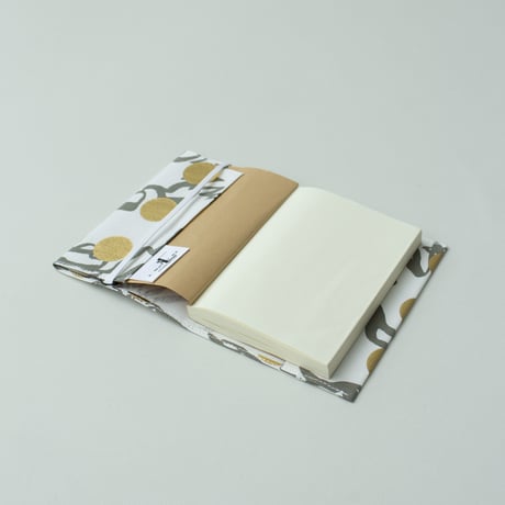 ACCESSORIES_ブックカバー　-BUBBLE FLOWOR -(GOLD)
