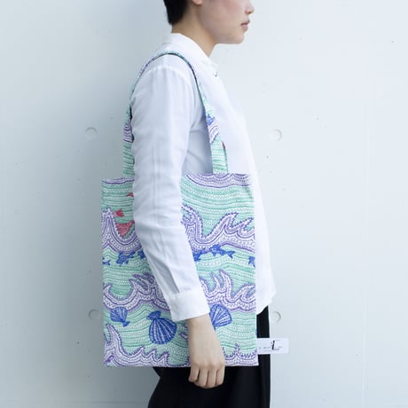 BAG_LCトート　-LITTLE OCEAN- (EMERALD GREEN)