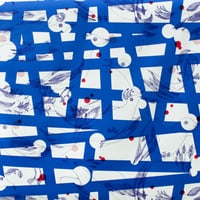 ACCESSORIES_ハーフカットクロス　-MAGIC BIRD- (BLUE)