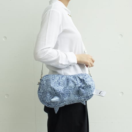 BAG_ピーナッツバッグ　-BOTANICAL -(BLUE)