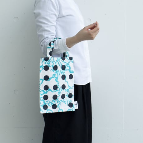 BAG_ミニバッグ　 -BUBBLE FLOWER- (LIGHT BLUE)