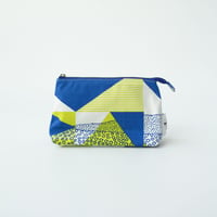 POUCH_マチ付きポーチ  -DESERT OASIS- (BLUE)