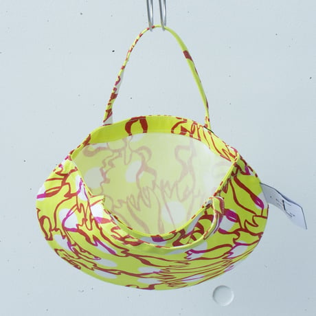 BAG_ミニRトート　-BUBBLE FLOWER- (YELLOW)