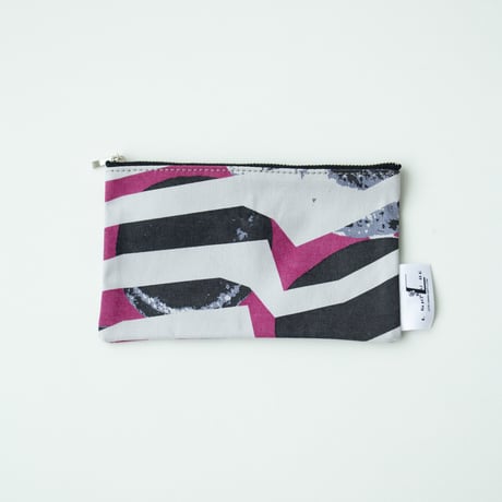 POUCH_フラットポーチ　-RIVER SIDE-(PINK)