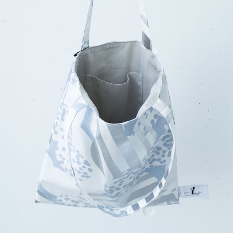 BAG_LCトート　-SOUFFLE-(BLUE  GRAY)
