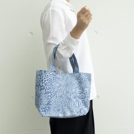 BAG_BOXトート -BOTANICAL -(BLUE)