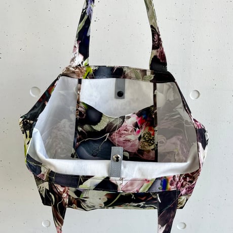 BIGトートバッグ　-BLOOM- (BLACK)