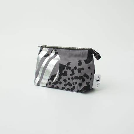 POUCH_マチ付きポーチ  -SOUFFLE-(SILVER)