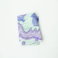 ACCESSORIES_ブックカバー -LITTLE OCEAN- (EMERALD GREEN)