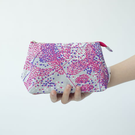 POUCH_マチ付きポーチ  -NOCTURNE- (GRAY)