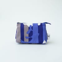 POUCH_マチ付きポーチ  -DEEP BREATH- (BLUE)