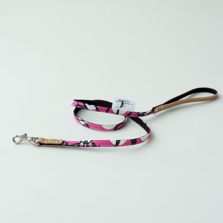 PETS_リードSS　-BUBBLE FLOWER-  (PINK)