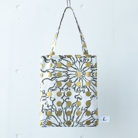 BAG_LCトート　-BUBBLE FLOWOR -(GOLD)