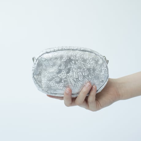 POUCH_たまごポーチ　-BOTANICAL -(WHITE)