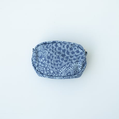 POUCH_たまごポーチ -BOTANICAL -(BLUE)