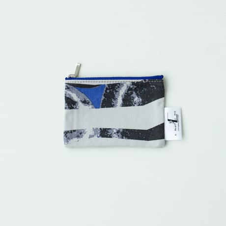 POUCH_ミニフラットポーチ　-RIVER SIDE-(BLUE)
