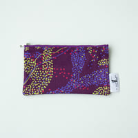 POUCH_フラットポーチ　-NOCTURNE- (BORDEAUX)