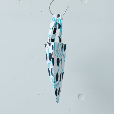 BAG_ミニRトート　-BUBBLE FLOWER- (LIGHT BLUE)