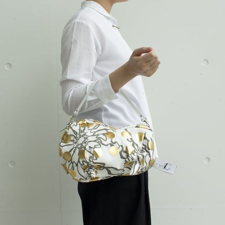 BAG_ピーナッツバッグ　-BUBBLE FLOWER- (GOLD)