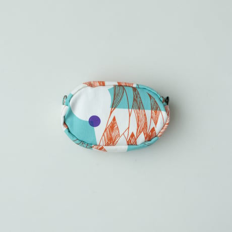 POUCH_たまごポーチ　-MAGIC BIRD- (EMERALD GREEN)