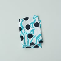ACCESSORIES_ブックカバー　-BUBBLE FLOWER- (LIGHT BLUE)
