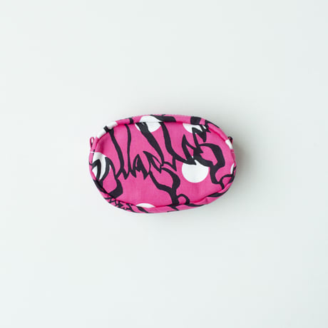 POUCH_たまごポーチ　-BUBBLE FLOWER- (PINK)
