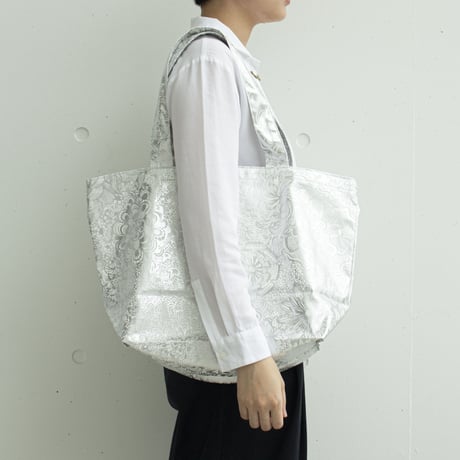BIGトートバッグ -BOTANICAL -(WHITE)