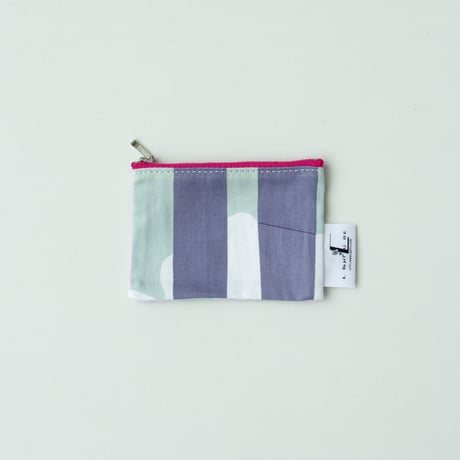 POUCH_ミニフラットポーチ　-DEEP BREATH- (ROSE PINK)