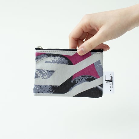 POUCH_ミニフラットポーチ　-RIVER SIDE-(PINK)