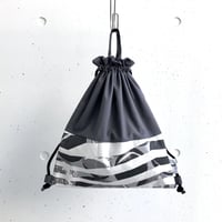 BAG_3WAY巾着トートバッグ-RIVER SIDE-(GRAY)