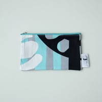 POUCH_フラットポーチ　-DEEP BREATH- (AQUA BLUE)