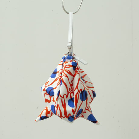 BAG_ピーナッツバッグ　-BUBBLE FLOWER- (ORANGE)