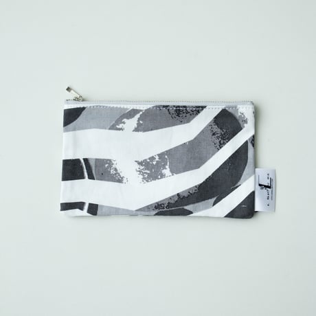 POUCH_フラットポーチ　-RIVER SIDE-(GRAY)